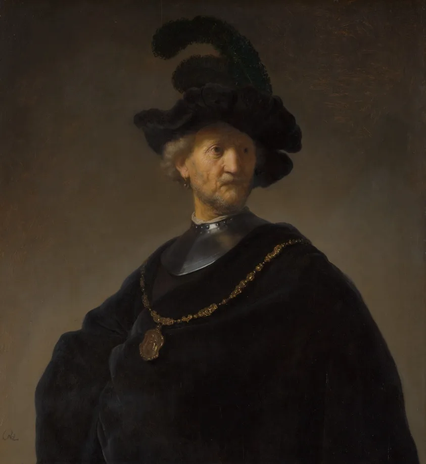 Old Man with a Gold Chain